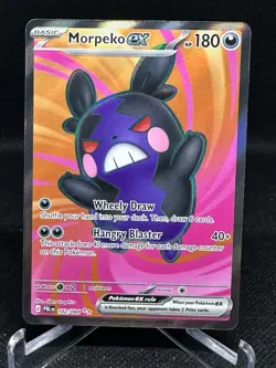 Morpeko EX 102/084 Full Art Ultra Rare NM Pokemon Pitch Black English - Image 1