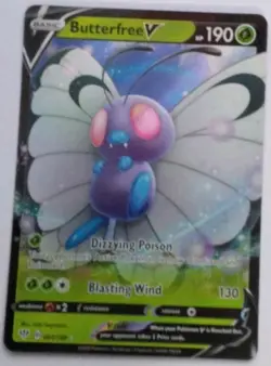 Pokemon TCG Butterfree VMAX 002/189 Darkness Ablaze Ultra Rare Holo English - Image 1