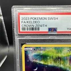 The Pokemon Company Keldeo Ultra Rare Full Art Holo GG07/GG70 EN 2023 PSA 9 - Image 2