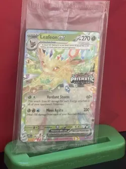Leafeon ex 006/131 Prismatic Evolutions Stamp Promo Pokemon TCG S&V Sealed - Image 1
