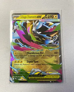 Pokemon TCG Mega Zeraora EX Holo 027/084 2017 270 HP English - Image 1