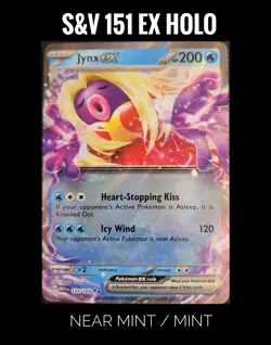 Jynx EX - 124/165 - Pokemon S&V 151 Ultra Rare Card NM [English] - Image 1