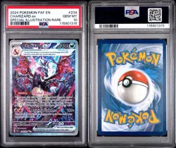 2024 POKEMON PAF EN-PALDEAN FATES SPECIAL ILLUSTRATION RARE CHARIZARD EX PSA 10 - Image 1