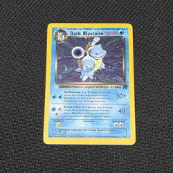 Pokemon TCG Unlimited Dark Blastoise 3/82 Team Rocket Holo - LP - Image 1