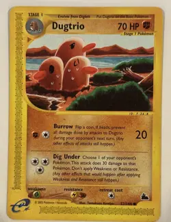 Dugtrio 52/144 Skyridge - Pokemon - Image 1