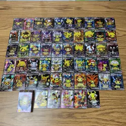 Pikachu VCOS COMPLETE SET - 55x Pokemon Cards Cosplay Holo Full Art Alt Art Card - Image 2