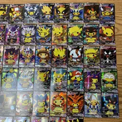 Pikachu VCOS COMPLETE SET - 55x Pokemon Cards Cosplay Holo Full Art Alt Art Card - Image 4