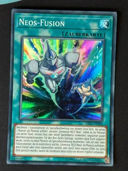 Neos-Fusion SAST-DE060 Super Rare Deutsch VG YUGIOH - Image 1