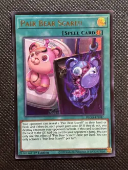 YuGiOh! - Pair Bear Scare!! BLGG-EN047 Ultra Rare 1st Edition Near Mint - Image 1