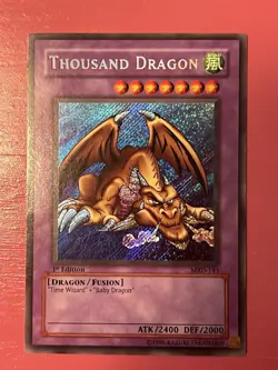 Konami Yu-Gi-Oh! TCG Thousand Dragon MRD-143 1st Ed Holo Rare LP - Image 1