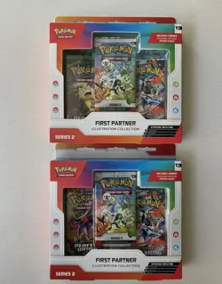Pokemon First Partner Illustration Collection Series 2 Box X2, New & Sealed, Tcg - Image 1