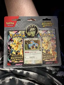 Pokemon TCG Ascended Hero’s 2 Pack Blister Collection Larry Sealed Brand New - Image 1