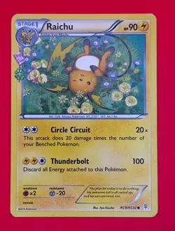 Pokemon TCG Raichu Generations Radiant Collection RC9/RC32 Holo English 90HP - Image 1