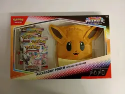 Pokemon Prismatic Evolutions Accessory Pouch Special Collection Box New Sealed - Image 1