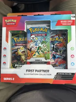 Pokemon TCG First Partner Illustration Collection Series 2 3 Booster Packs - Image 1