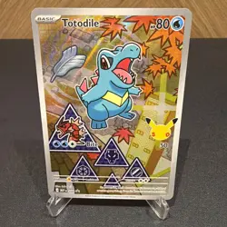 Pokemon TCG Totodile 048 Black Star Promo First Partners Collection Series 2 NM - Image 1