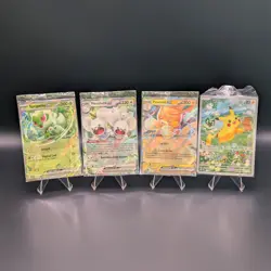 Pokemon Paldea Adventure Chest 7 Card Promo Set Pikachu 088 Black Star Sealed - Image 1