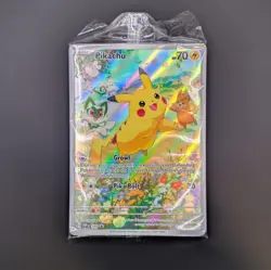 Pokemon Paldea Adventure Chest 7 Card Promo Set Pikachu 088 Black Star Sealed - Image 2