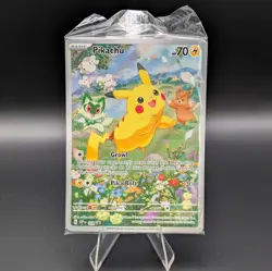 Pokemon Paldea Adventure Chest 7 Card Promo Set Pikachu 088 Black Star Sealed - Image 3