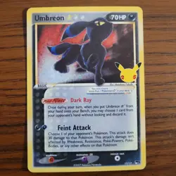 Pokemon TCG Umbreon Star Celebrations: Classic Collection 17/17 Holo Ultra Rare - Image 1