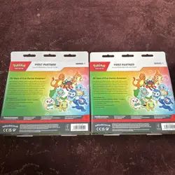 2x First Partner Illustration Collection Series 1 - Pokemon TCG - New & Sealed - Image 2