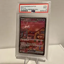 PSA 9 Pokemon 151 Ultra Premium Collection EN Mew Ex #053 Black Star Promo - Image 1