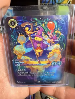 Disney Lorcana Winnie the Pooh & Piglet - Hunny Mages 234/207 Enchanted Foil EN - Image 3