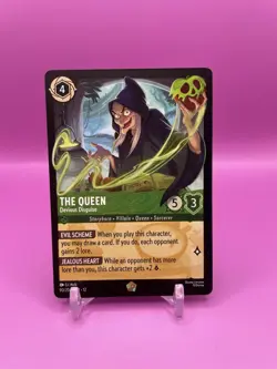 Disney Lorcana The Queen - Devious Disguise 90/204 Wilds Unknown Legendary Reg - Image 1