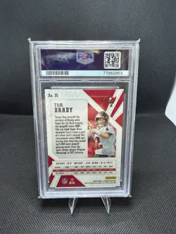 2020 Panini Phoenix Tom Brady #35 Fire Burst PSA 10 Buccaneers THE GOAT - Image 2