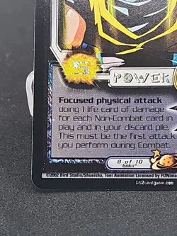 Dragon Ball Z *GKI Alt Foil* Goku, the Galaxy's Hero #UR20 Lv5 VLP/LP ULTRA RARE - Image 3