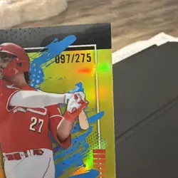 2026 Topps Finest Baseball Sal Stewart RC #179 Uncommon Yellow /275 - Reds - Image 4