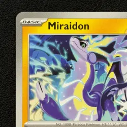 Miraidon 028/084 - Non Holo Deck Exclusive - Pitch Black - Pokemon TCG - NM - Image 3