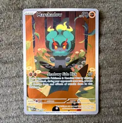 Marshadow 146/132 Pokemon Rare Holo HP90 ENG NM Pokemon TCG MEG - Image 1