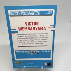 NM 2023-24 Panini Donruss Optic Rated Rookie Victor Wembanyama RC #225 Spurs - Image 2