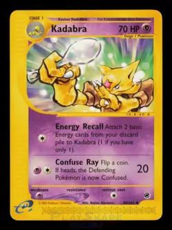 Pokemon Card Kadabra 84/165 Expedition Base Set Uncommon Vintage MP 2002 - Image 1