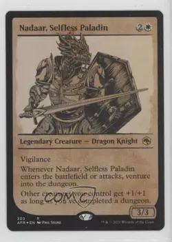 Showcase - Nadaar Selfless Paladin Foil #303 - Image 1