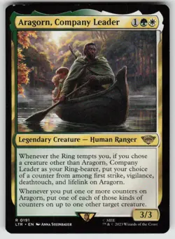 Aragorn, Company Leader 191 The Lord of the Rings: Tales of Middle-earth NM - Image 1