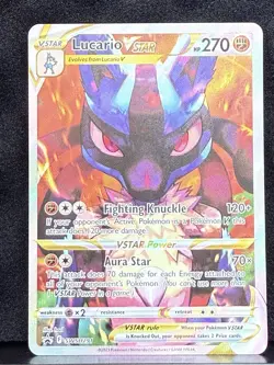 Pokemon TCG Lucario VSTAR SWSH291 Sword & Shield Promo Holo Card - Image 1