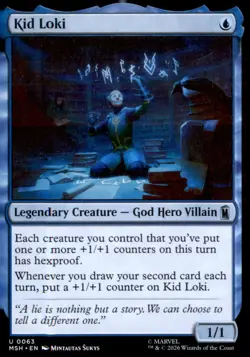 Kid Loki 63 Uncommon Marvel Super Heroes Magic: The Gathering Near Mint - Image 1