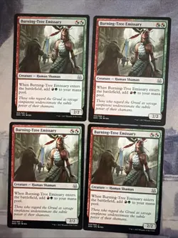 4x Burning-Tree Emissary- Duel Decks- NM- Mtg Magic The Gathering- Playset - Image 1
