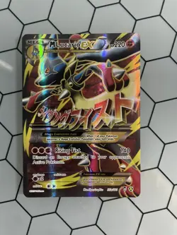 Pokemon TCG M Lucario EX 55a/111 Furious Fists Holo Full Art Ultra Rare Card - Image 1