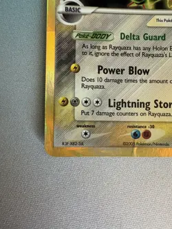 Pokemon Cards - Rayquaza EX Delta Species Holo Rare 13/113 2005 TCG HP/DMG - Image 5
