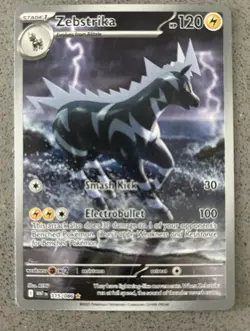 Zebstrika Illustration Rare SV: White Flare 115/086 Pokemon - Image 1