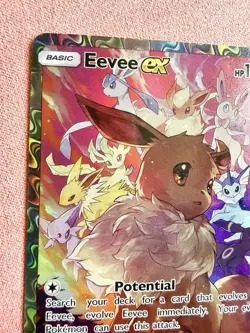 Eevee Ex DIY ACG Pokemon Anime Art Card Custom - Image 3