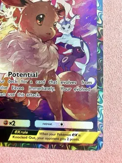 Eevee Ex DIY ACG Pokemon Anime Art Card Custom - Image 4