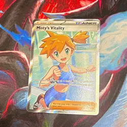 The Pokemon Company Misty's Vitality 111/084 Full Art Holo Ultra Rare EN - Image 1