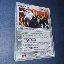 Aggron EX 89/100 EX Crystal Guardians Ultra Rare Holo Pokemon Card 2006 - Image 3