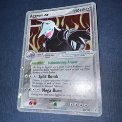 Aggron EX 89/100 EX Crystal Guardians Ultra Rare Holo Pokemon Card 2006 - Image 4
