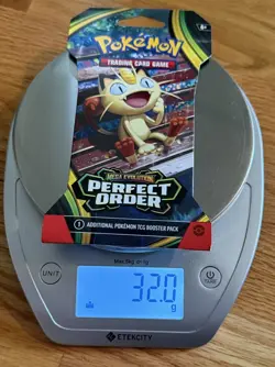 HEAVY! GOD PACKUU SIRUU 32g Perfect Order Pokemon TCG Sleeved Booster (SEALED) - Image 1
