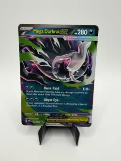 Mega Darkrai EX 048/084 Double Rare - Pokemon TCG Pitch Black - NM - Image 1